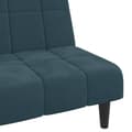 Miniatyrbillede 8 af 11: vidaXL 2-personers sovesofa fløjl blå