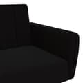 Miniatyrbillede 8 af 11: vidaXL 2-personers sovesofa fløjl sort