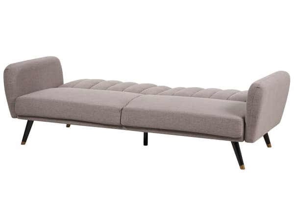 Sovesofa i lysebrunt stof med polstret sovesofa Elegant Glam Modern Living Room Bedroom