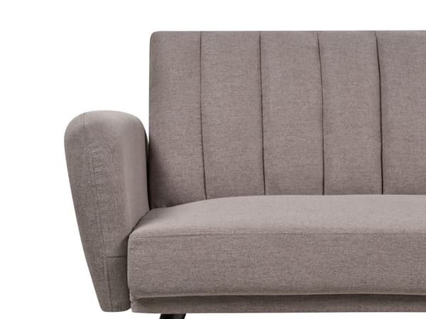 Sovesofa i lysebrunt stof med polstret sovesofa Elegant Glam Modern Living Room Bedroom