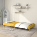 Miniatyrbillede 2 af 11: vidaXL 2-personers sovesofa stof gul