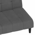 Miniatyrbillede 10 af 11: vidaXL 2-personers sovesofa fløjl mørkegrå