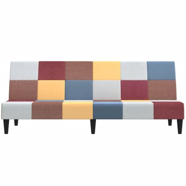 vidaXL 2-personers sovesofa stof