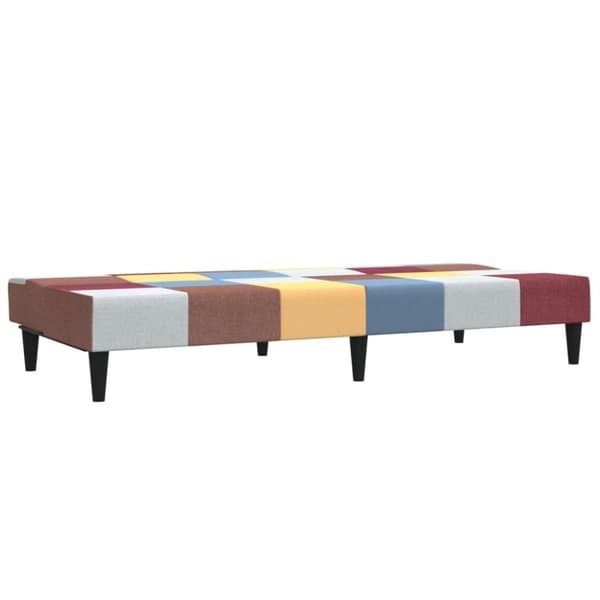 vidaXL 2-personers sovesofa stof