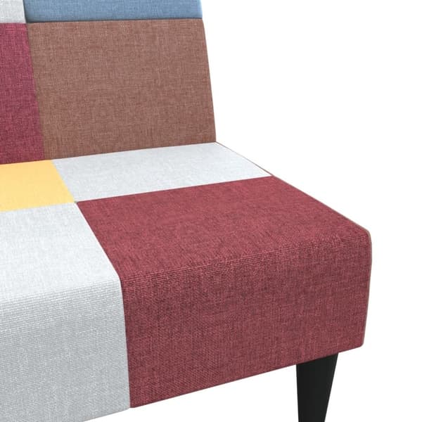 vidaXL 2-personers sovesofa stof