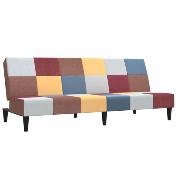 vidaXL 2-personers sovesofa stof