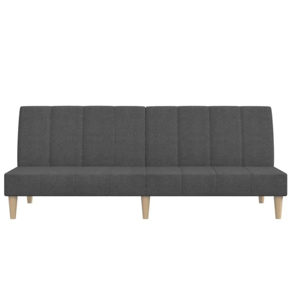 vidaXL 2-personers sovesofa stof mørkegrå