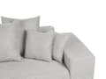 Miniatyrbilde 10 av 11: Venstrevendt sofa Lysegrå Stoff 3-seter Ekstra pynteputer Oppbevaring Sovefunksjon Moderne design Stue