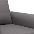 Miniatyrbillede 4 af 7: vidaXL sofasæt 2 dele med hynder kunstlæder grå