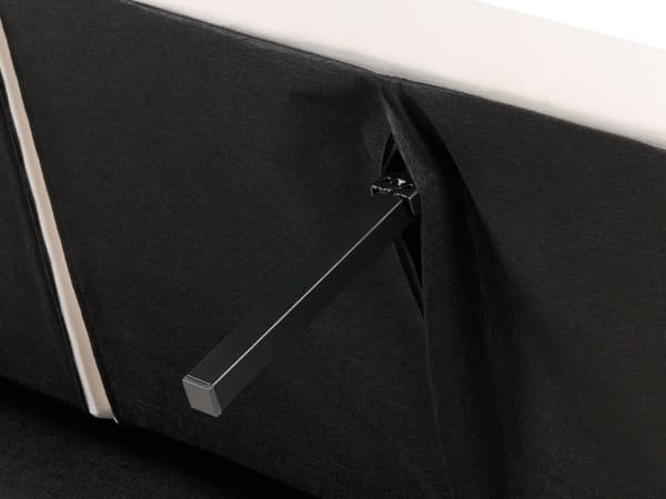 Bäddsoffa Ljusbeige Tyg Klädd Sovsoffa Konvertibel Elegant Glam Modern Vardagsrum Sovrum
