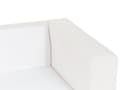 Miniatyrbild 8 av 11: Vänster 4-sits hörnsoffa Vit tygklädd Track Armstöd Extra kuddar Minimalistisk modern stil