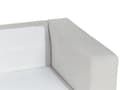 Miniatyrbild 8 av 11: Vänster 4-sits hörnsoffa Ljusgrå tygklädd Track Armstöd Extra kuddar Minimalistisk modern stil