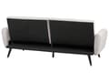 Miniatyrbild 6 av 11: Bäddsoffa Beige Tyg Klädd Sovsoffa Konvertibel Elegant Glam Modern Vardagsrum Sovrum