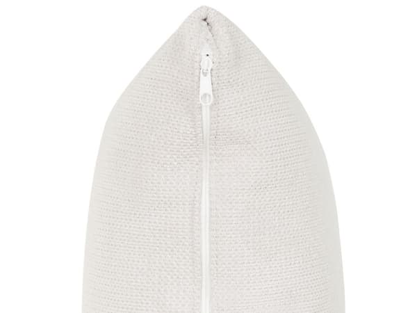 Vänster 3-sits hörnsoffa Vit tygklädd Track Armstöd Extra kuddar Minimalistisk modern stil