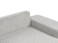 Miniatyrbillede 11 af 11: Hjørnesofa lysegrå 3-personers polstret stof højre opbevaringsplads dekorative puder moderne stil