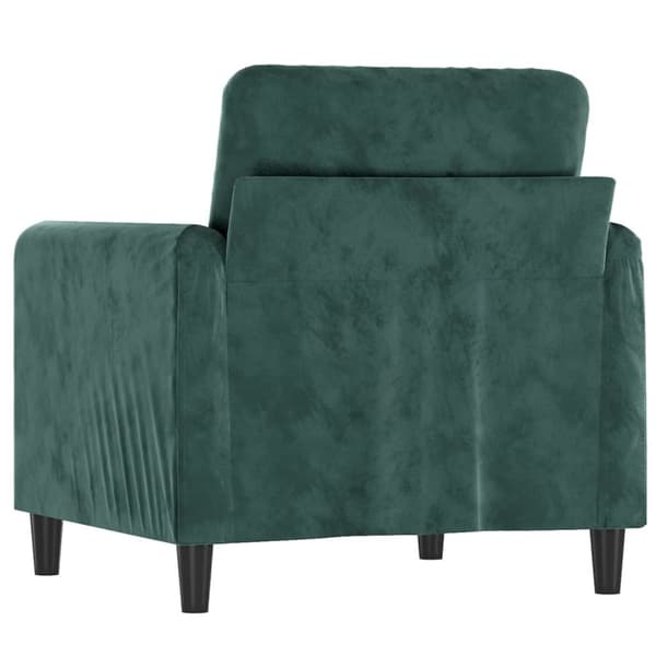 vidaXL lænestol 60 cm velour lysegrøn