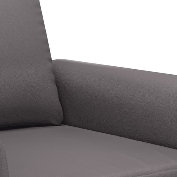 vidaXL 2-personers sofa 120 cm kunstlæder grå