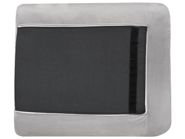 Hjørnesofa med Chaiselong Grå Velour 4 Personers Sofa L Formet Dyb Sofahjørne Siddemøbel Blød Stofsofa Højrevendt