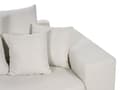 Miniatyrbillede 10 af 11: Sovesofa med Chaiselong Beige 3 Personers Sofa L Formet Dyb Sofaseng Siddemøbel Blød Stofsofa Design Hjørnesovesofa med Opbevaring