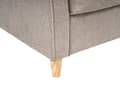 Miniatyrbilde 10 av 11: 3-seters sofa lysebrun stoff med treramme og sittepute Stue