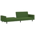 Miniatyrbillede 3 af 11: vidaXL 2-personers sovesofa fløjl mørkegrøn