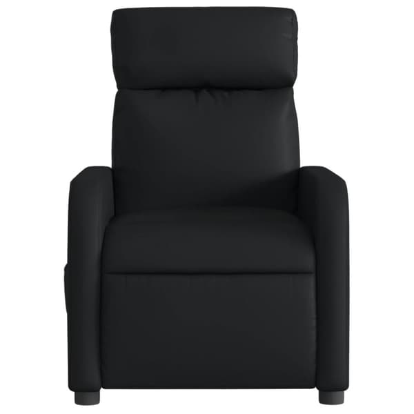 vidaXL Elektrisk reclinerfåtölj svart konstläder