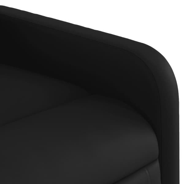 vidaXL Elektrisk reclinerfåtölj svart konstläder