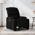 Miniatyrbild 2 av 11: vidaXL Elektrisk reclinerfåtölj svart tyg