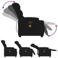 Miniatyrbild 7 av 11: vidaXL Elektrisk massagefåtölj med uppresningshjälp svart tyg