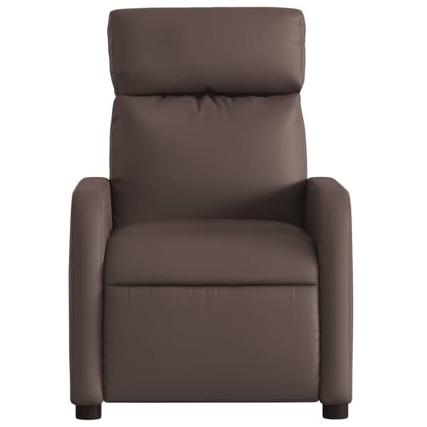 vidaXL massagestol kunstlæder brun