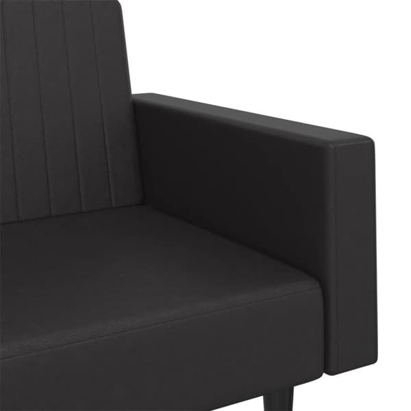 vidaXL 2-personers sovesofa kunstlæder brun