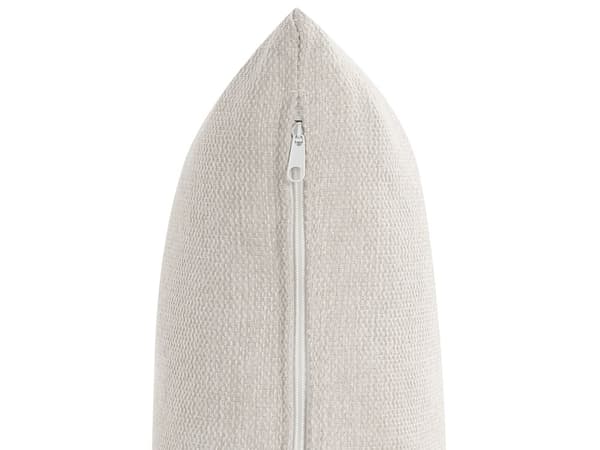 Vänster 3-sits hörnsoffa Beige tygklädd Track Armstöd Extra kuddar Minimalistisk modern stil