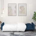 Miniatyrbillede 3 af 11: vidaXL 2-personers sovesofa med 2 puder fløjl blå