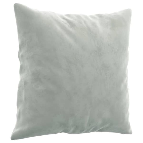 vidaXL sofasæt 3 dele med puder velour lysegrå