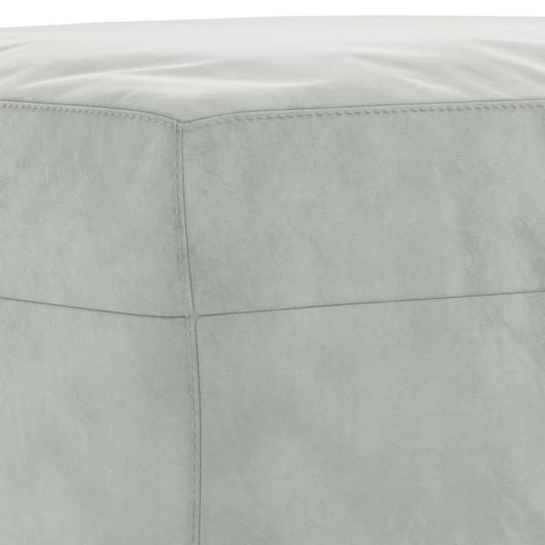 vidaXL sofasæt 3 dele med puder velour lysegrå