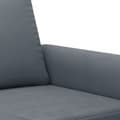 Miniatyrbillede 5 af 9: vidaXL sofasæt 3 dele med hynder velour mørkegrå