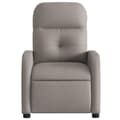 Miniatyrbild 9 av 11: vidaXL Elektrisk reclinerfåtölj taupe tyg