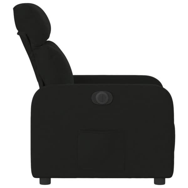 vidaXL Elektrisk reclinerfåtölj svart tyg