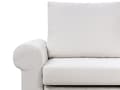 Miniatyrbild 11 av 11: Bäddsoffa Ljusbeige polyestertyg 2-sits utdragbar konvertibel sovsoffa Retro Design