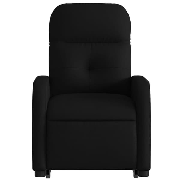 vidaXL Reclinerfåtölj med uppresningshjälp svart tyg