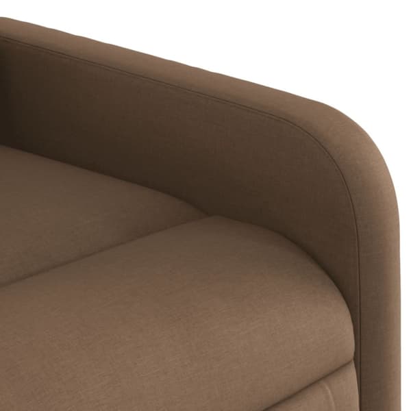 vidaXL Massagefåtölj brun tyg