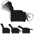 Miniatyrbild 8 av 11: vidaXL Reclinerfåtölj med uppresningshjälp svart tyg
