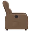 Miniatyrbild 9 av 11: vidaXL Elektrisk reclinerfåtölj Brun tyg