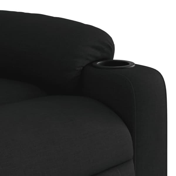vidaXL Reclinerfåtölj svart tyg