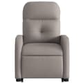 Miniatyrbild 8 av 11: vidaXL Elektrisk reclinerfåtölj med uppresningshjälp taupe tyg