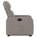 Miniatyrbild 9 av 11: vidaXL Elektrisk reclinerfåtölj med uppresningshjälp taupe tyg