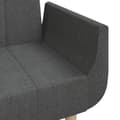 Miniatyrbillede 10 af 11: vidaXL 2-personers sovesofa med 2 puder stof mørkegrå