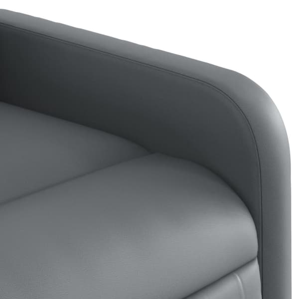 vidaXL Massagefåtölj grå konstläder