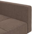 Miniatyrbillede 8 af 11: vidaXL 2-personers sovesofa med 2 puder stof gråbrun