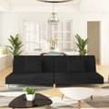 Miniatyrbillede 11 af 11: vidaXL 2-personers sovesofa med 2 puder stof sort